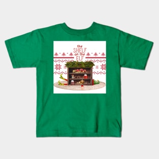 The Shelf on the Elf Kids T-Shirt